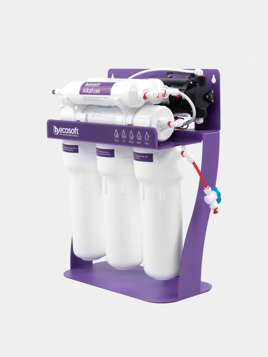 Фильтр для воды под мойку для кухни, дома, обратный осмос Ecosoft P'URE Alkafuse