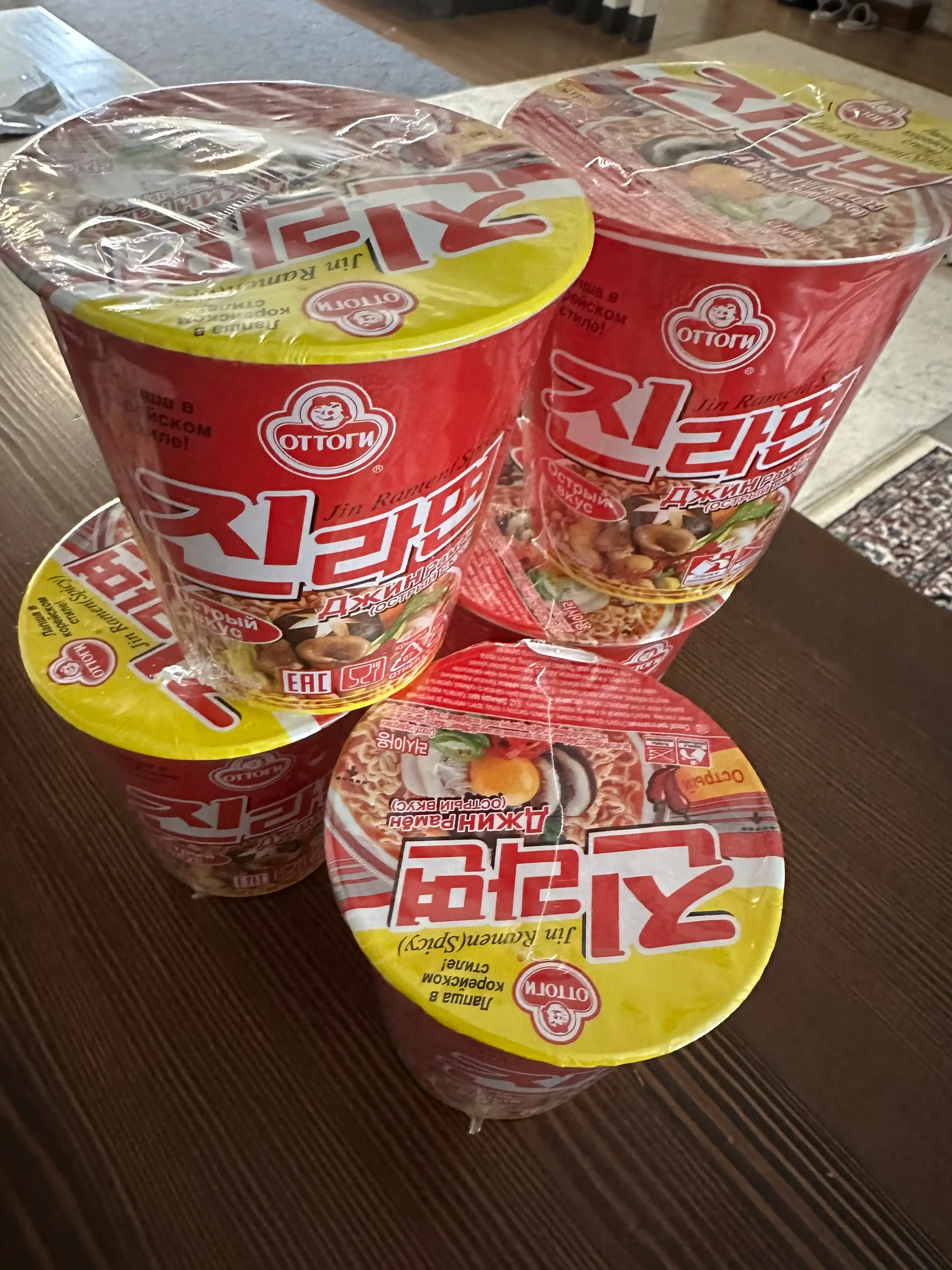 Лапша быстрого приготовления Jin Ramen с острым вкусом, 65 г