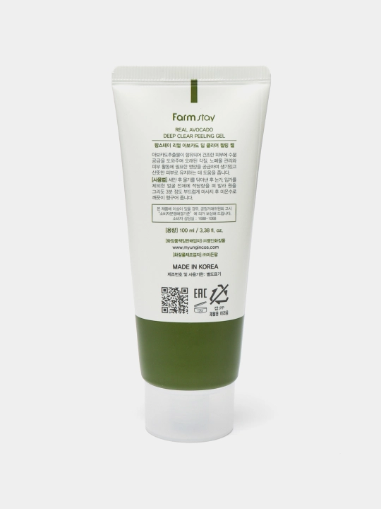 Пилинг-гель для очищения лица Real Deep Clear Peeling Gel, 100 мл