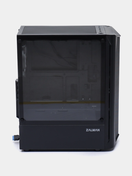 Компьютерный корпус Zalman N4 N4REV.1, 6 кулеров в комплекте, стекло, RGB подсветка