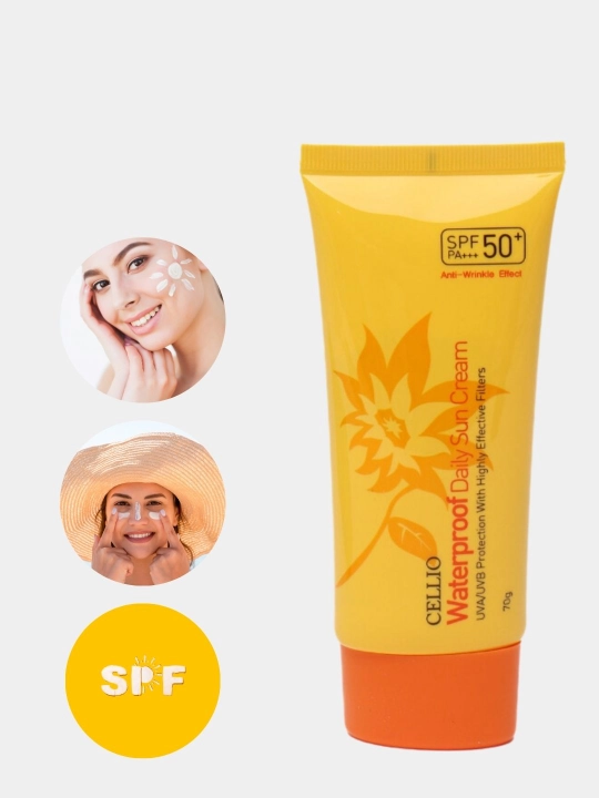 Quyoshdan himoya qiluvchi krem Dr.Cellio SPF50+, 70 ml