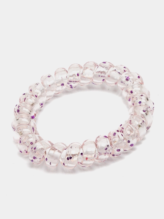 Резинки пружинки для волос  силиконовые "Гармония цветов" набор из 3шт