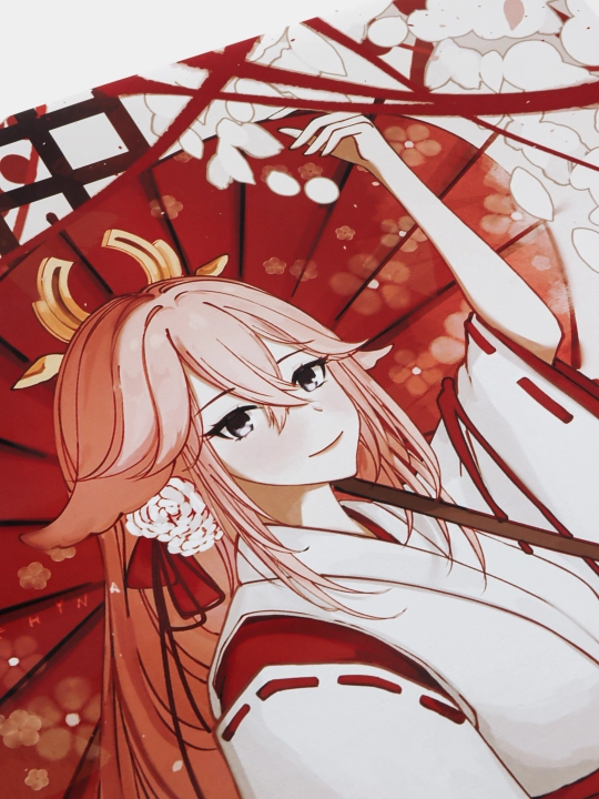 Posterlar Genshin Wanderer Scaramuccia, A3 anime afishasi, plakat