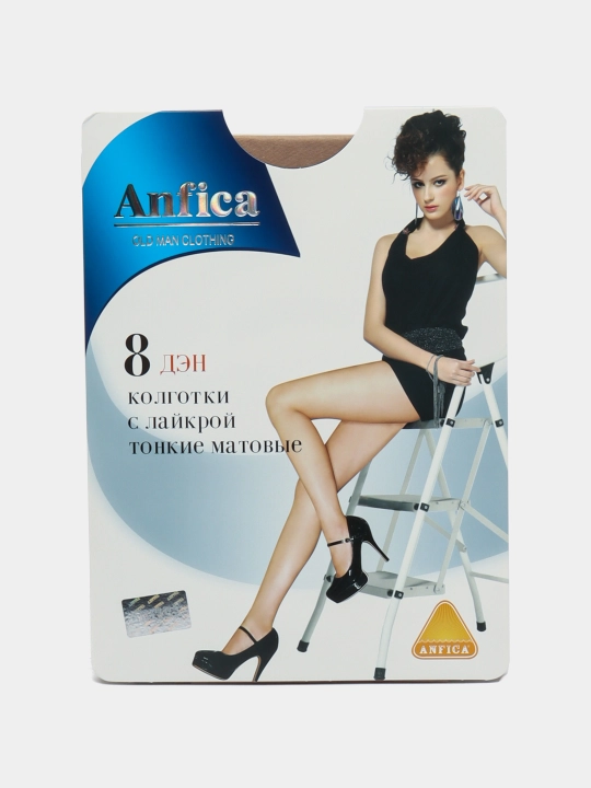 Колготки женские тонкие Anfica, 8, 10 ден, матовые - 