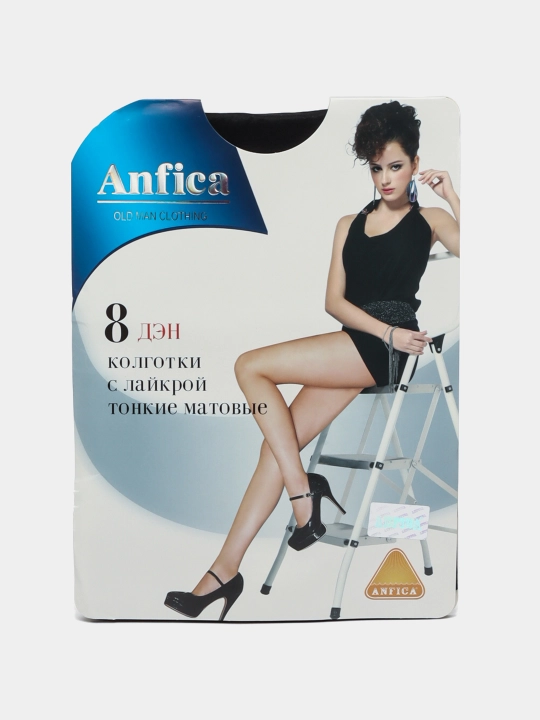 Колготки женские тонкие Anfica, 8, 10 ден, матовые - 