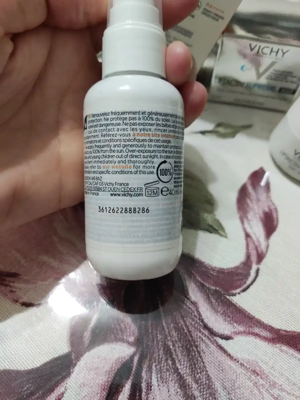 Vichy Capital Soleil UV-Age Daily Тонирующий солнцезащитный флюид SPF 50+, 40 мл