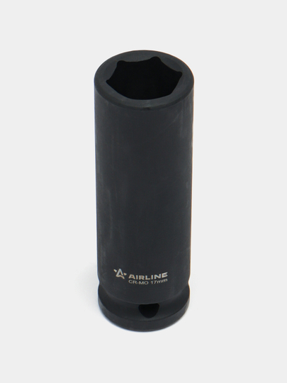 Головка ударная, торцевая, 1/2" DR шестигранная, 17мм L=78 мм, AT-IS12-29