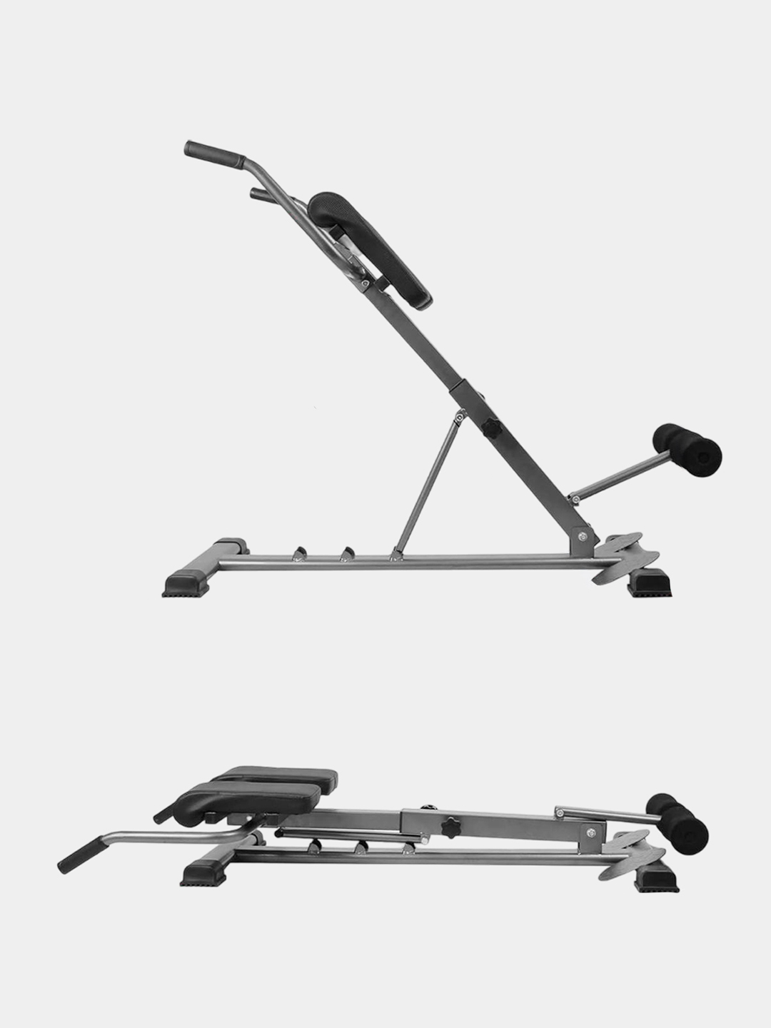 Скамья для гиперэкстензии Dreamfit, тренажёр для спины, пресса и ягодиц, регулируемый угол