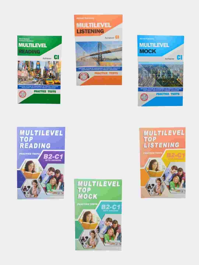 Multilevel Achiever C1 va Top B2–C1 — Listening, Reading, Speaking, Writing, Mock