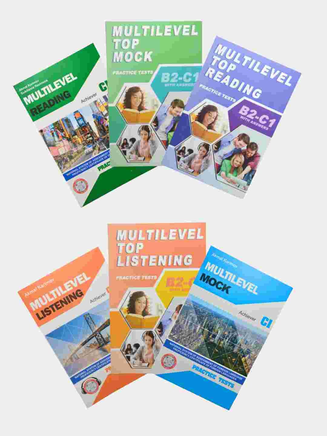 Multilevel Top Mock Listening Reading Practice Tests Achiever C1 B2 ...