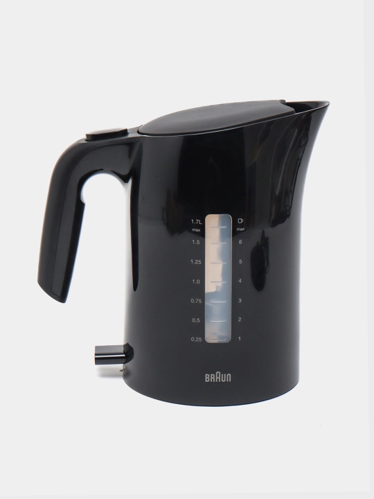 Braun WK3100 Black choynak, 2200 Vt, 1.7 l, avtomatik o‘chish, filtr, 360° baza, plastik