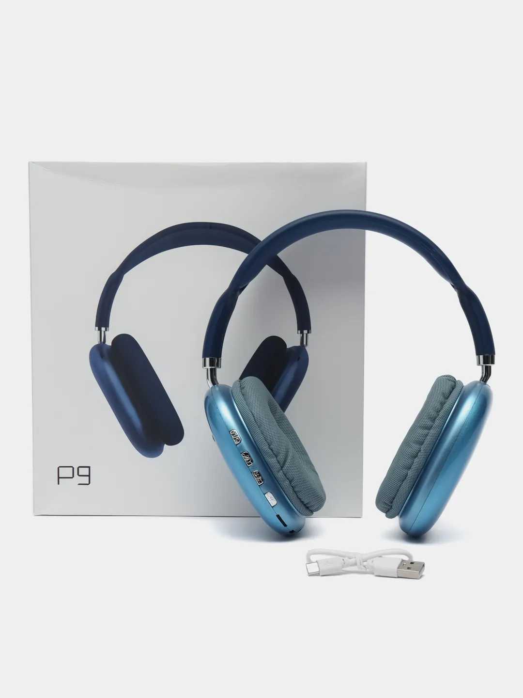 Simsiz quloqchinlar P9, SD-karta va mikrofonni qo'llab-quvvatlaydigan Bluetooth garnitura - 