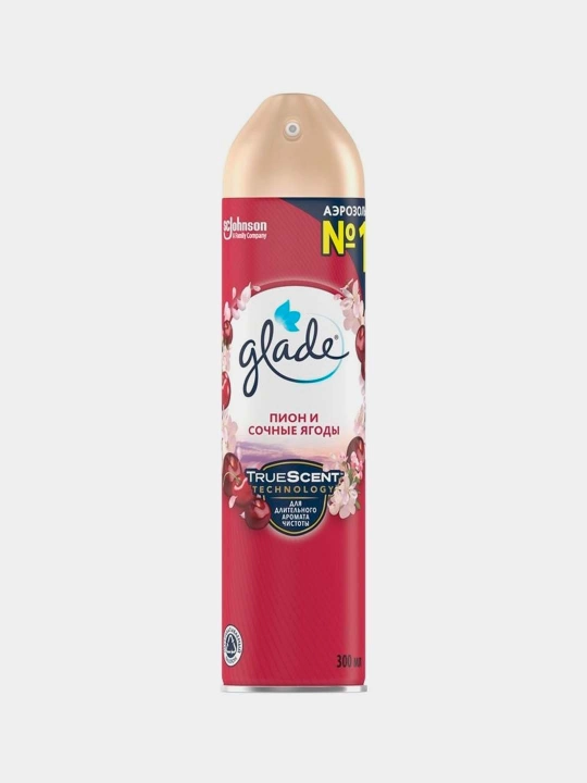 Havo xushbo'ylagich Glade pion va suvli rezavorlar, 300 ml