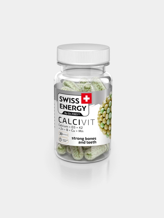 Kalsiy d 3  Swiss Energy CALCIVIT, vitamin, kaltsiy magniy d 3 vitamini, 30 dona