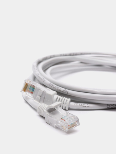 Сетевой кабель CAT-6 LAN до 10Гбит/сек, UTP для интернета, патч-корд RJ45, компьютерный