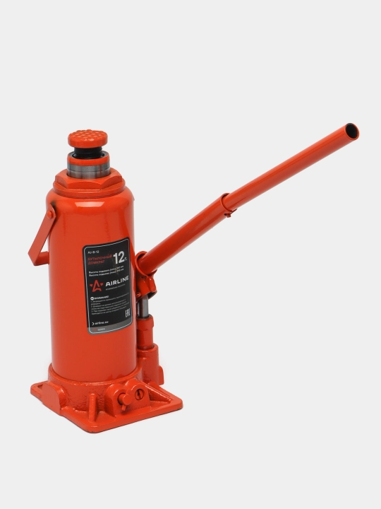 Домкрат бутылочный 12 т PRO MIN - 260 мм, MAX - 495 мм, AJ-B-12