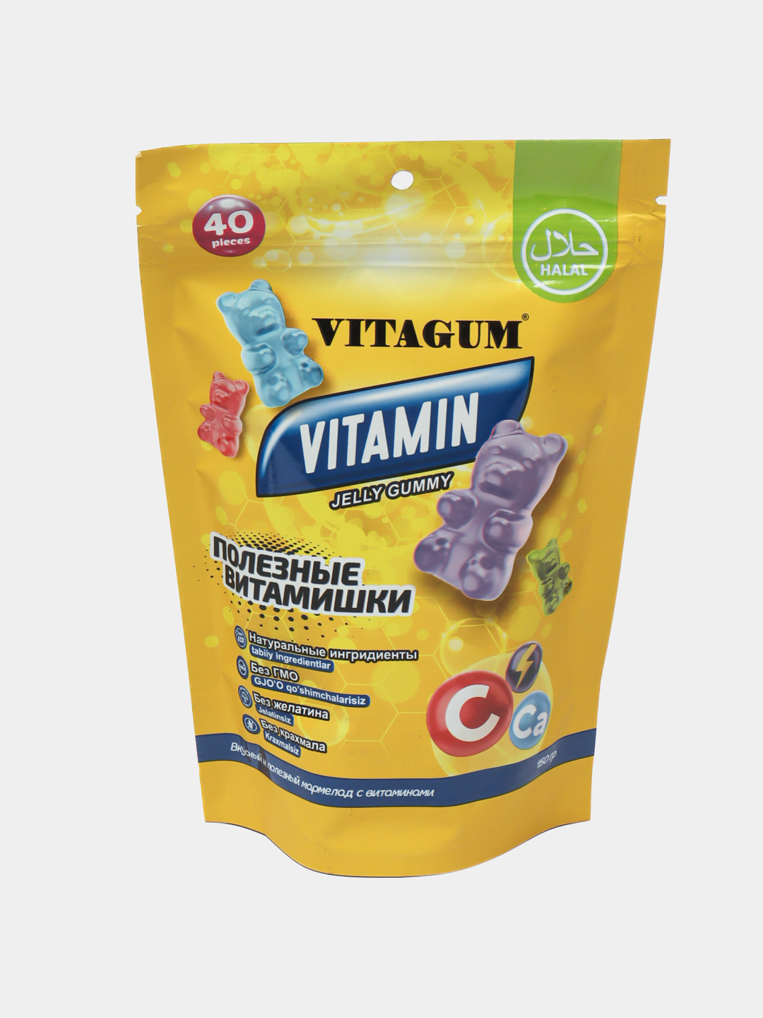 Натуральный мармелад Vitagum "Полезные ВитаМишки" купить по низким ...