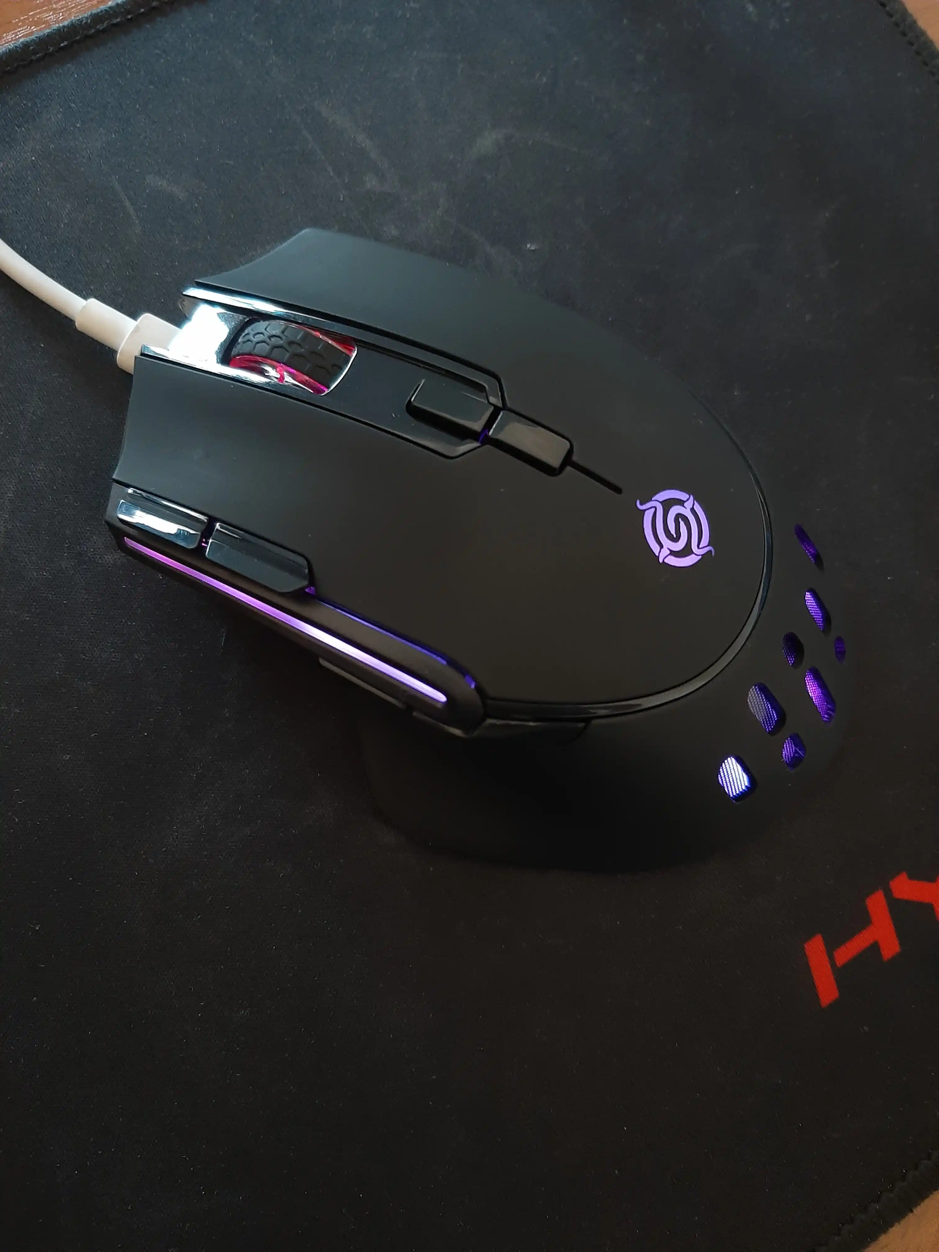 Simsiz sichqoncha, 10 knopkalar, 2.4 GHz, 3200 DPI, RGB