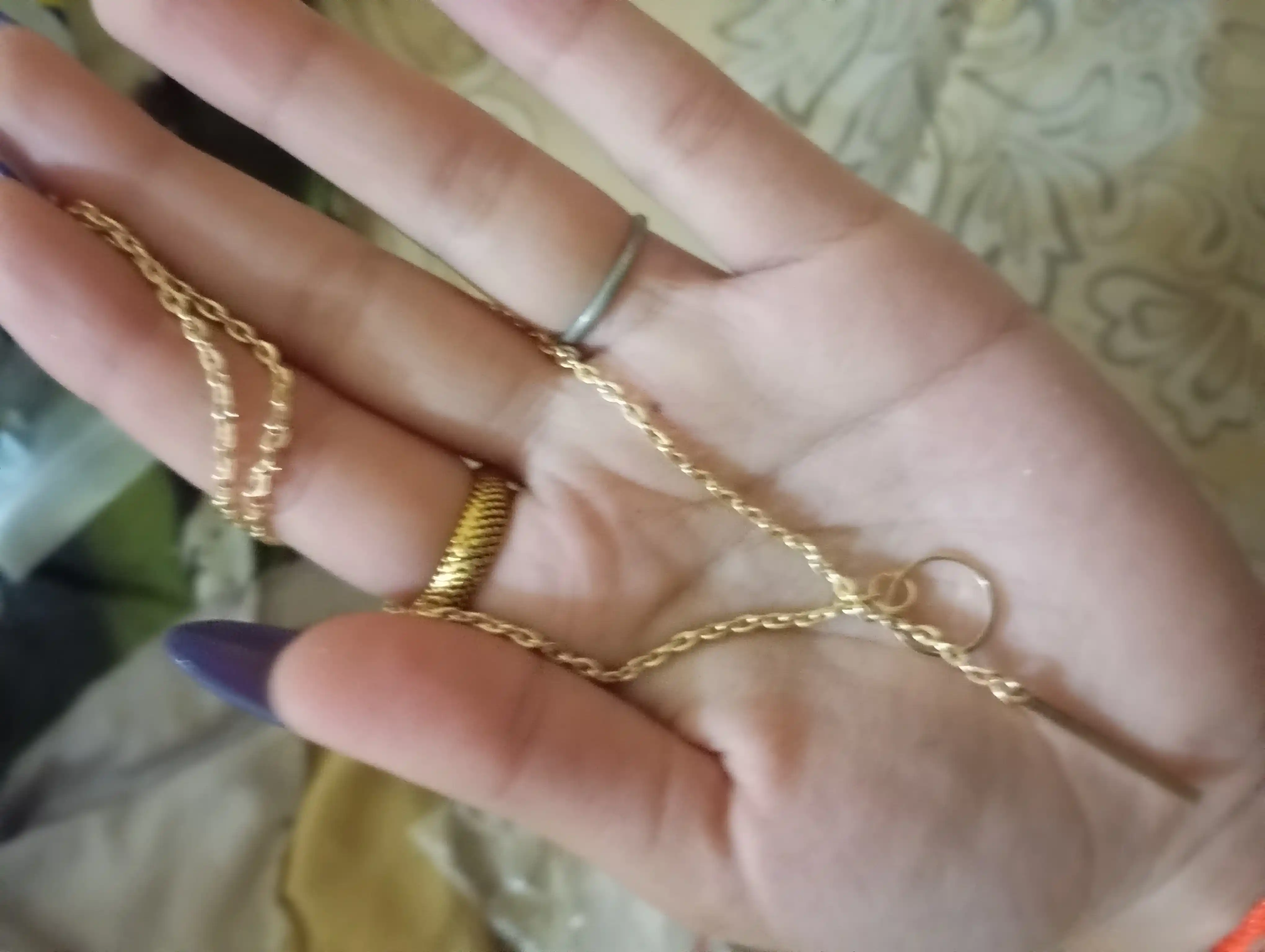 Цепочка на шею женская, колье с подвеской, бижутерия