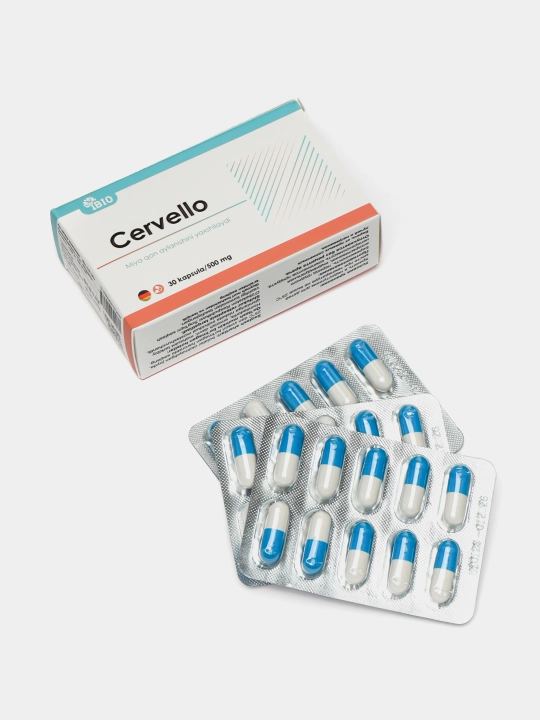 Улучшает мозговое кровообращение Сervello - 