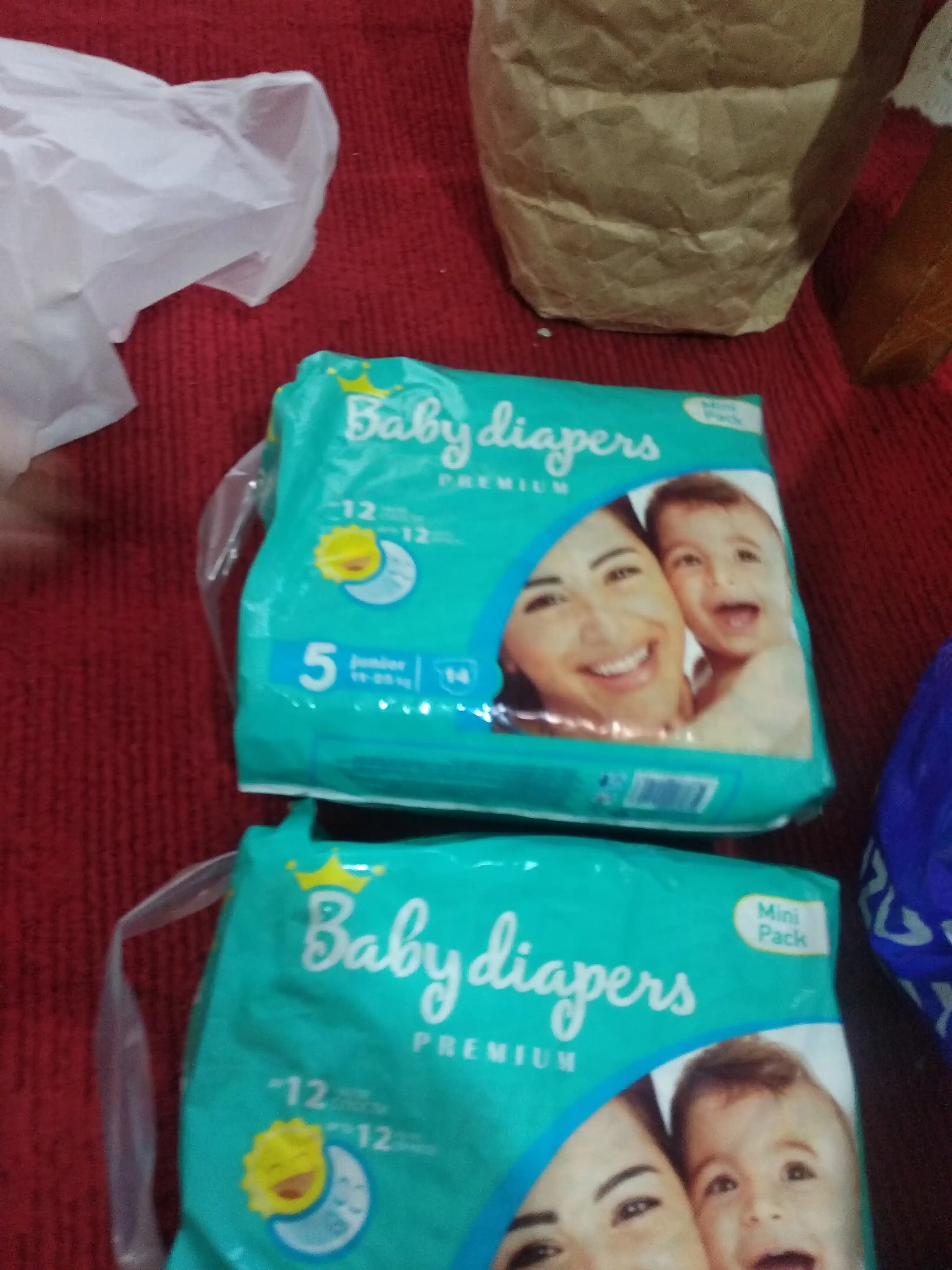 Bolalar uchun tagliklar Baby Diapers Junior 5, 14 dona