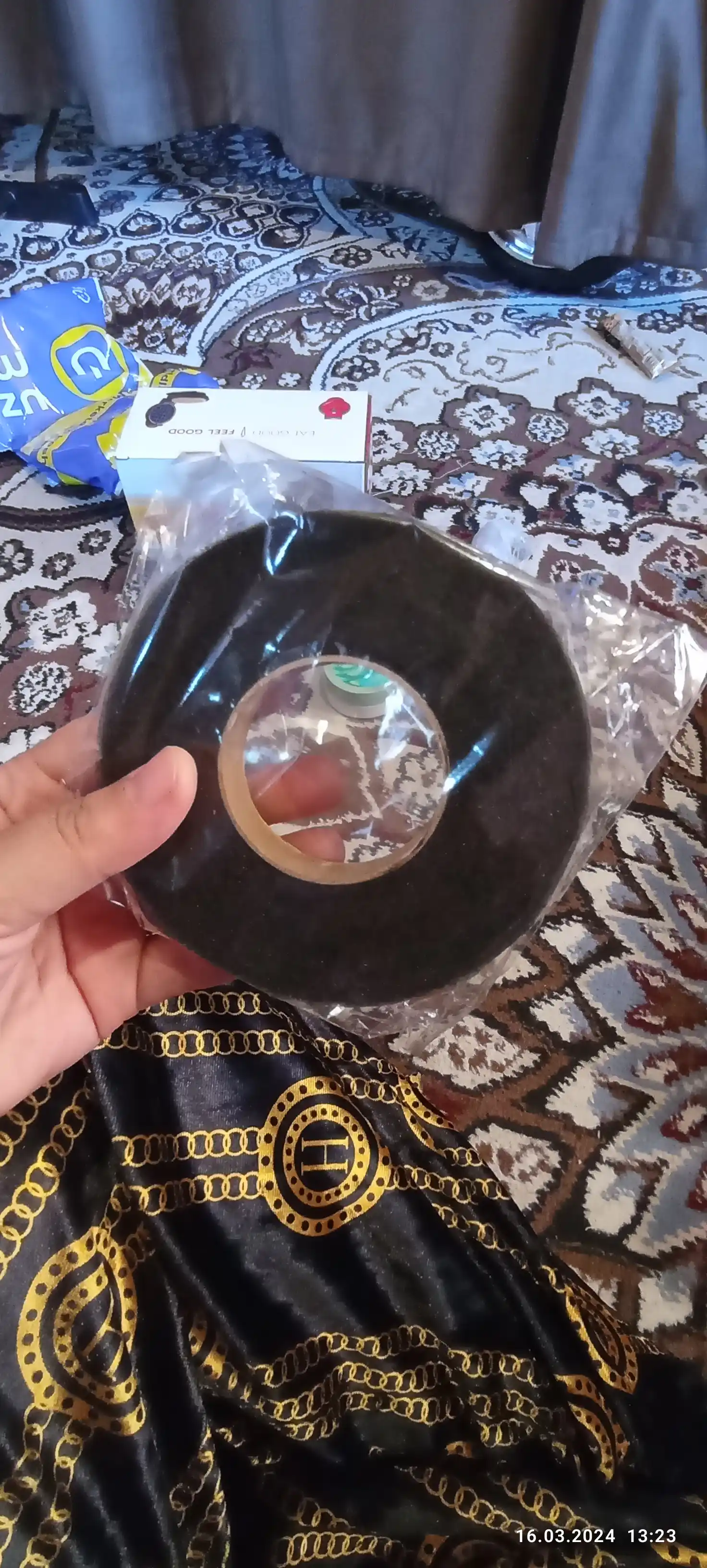Tolali yelimli tasma, stabilizator, tikuv, pardalar, matolar uchun, ko'rinmas yelim