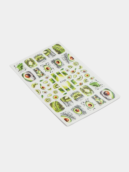 Tirnoq uchun slayder stikerlari "Mevalar"
