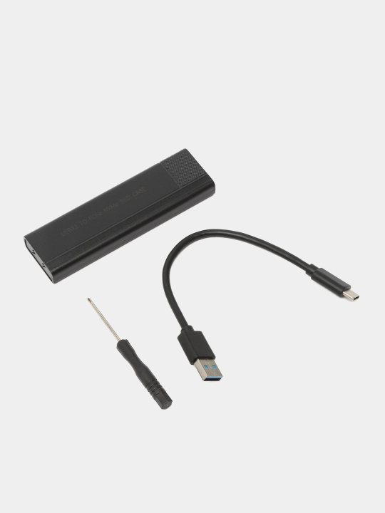 Корпус для SSD с M.2, на USB 3.1 USB-Type-C, NVMe - 