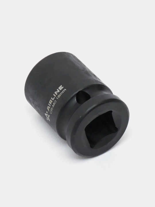 Головка ударная торцевая 1/2" DR шестигранная, 18 мм, L=38 мм, AT-IS12-11