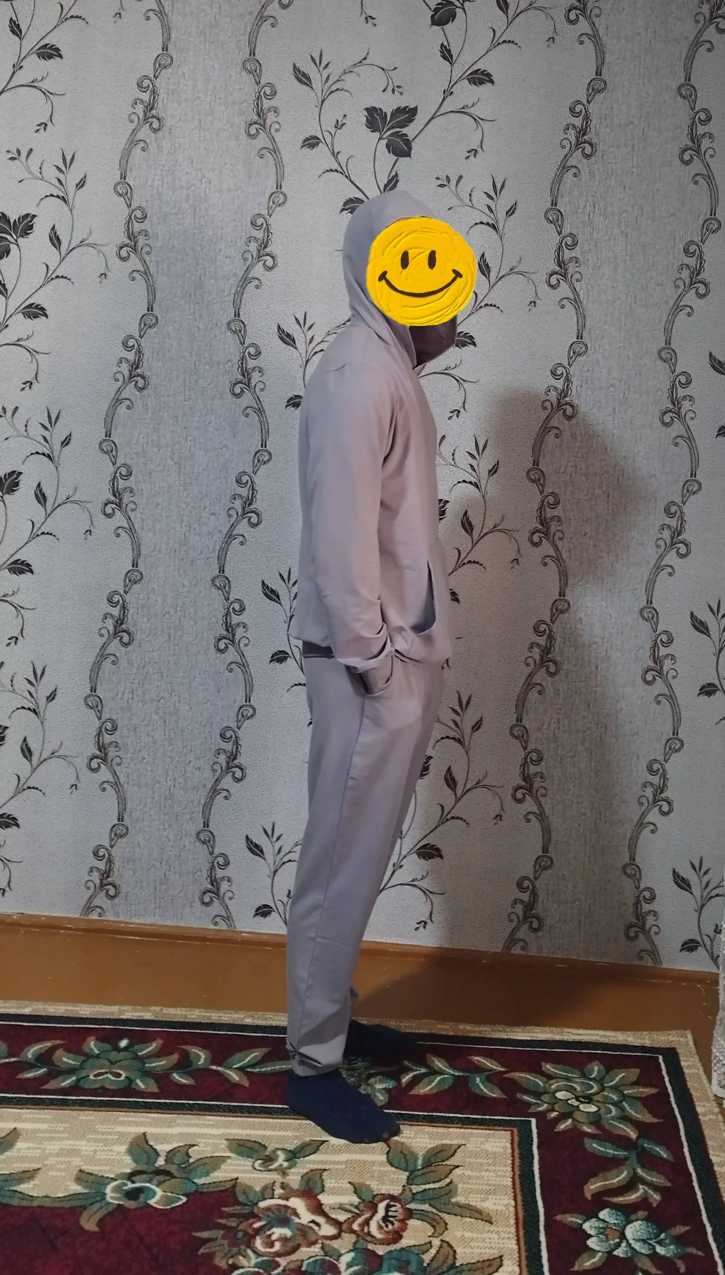 O-05-28/26 DUDUKA (ikki ipli) erkaklar sport kostyumi ikki qisimli, kapyushonli xudi  shim
