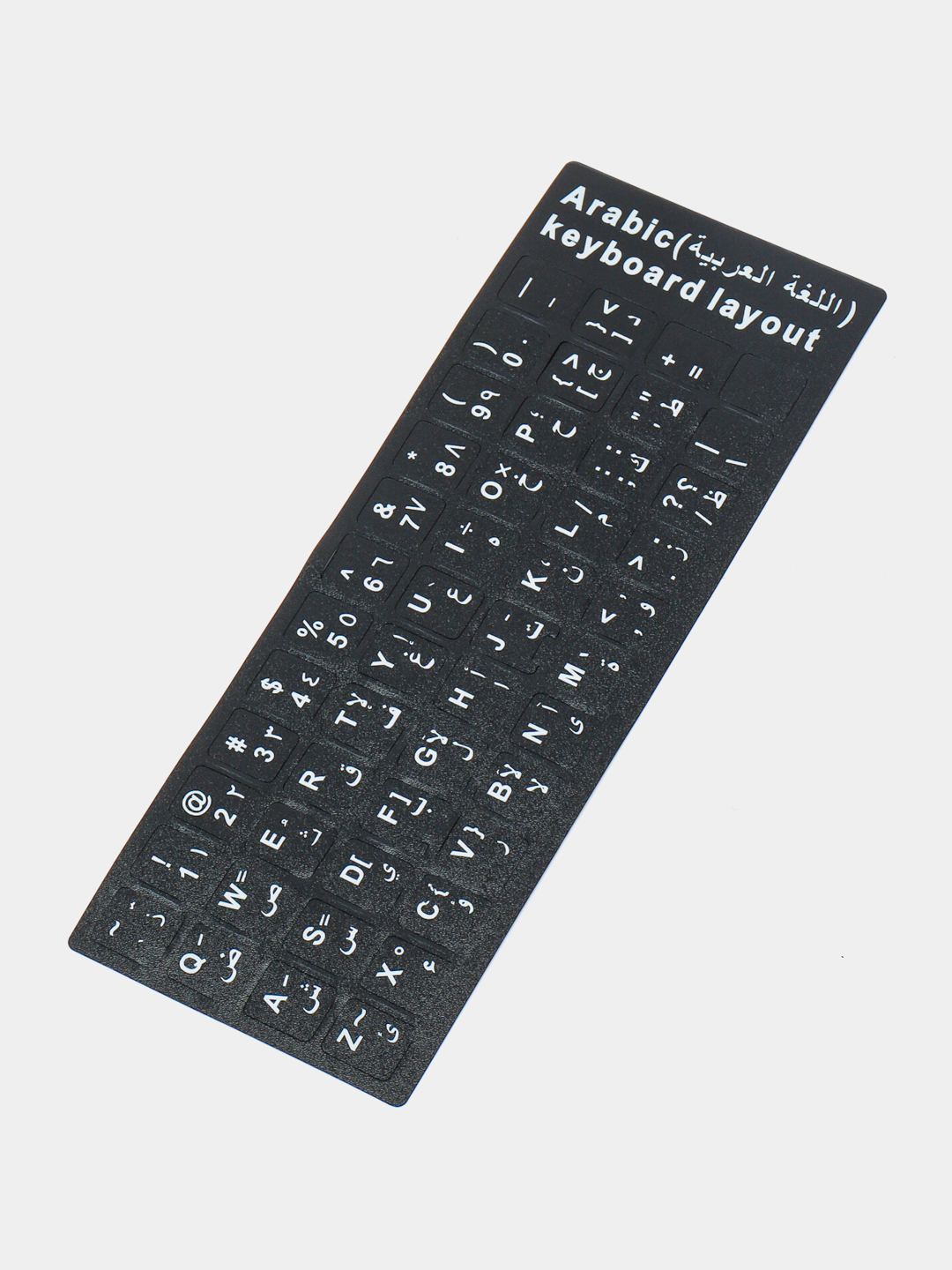 Plastikli stiker klaviaturaga inglizcha-arabcha - 