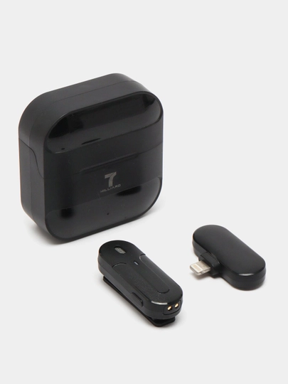 Simsiz mikrofon 7MILLIARD iPhone uchun, zaryadlash keysi bilan, 2 tasi 1 da 2