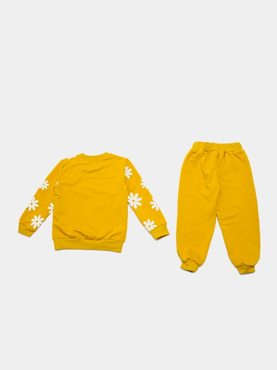 Qizlar uchun paxtali sport kostyumi