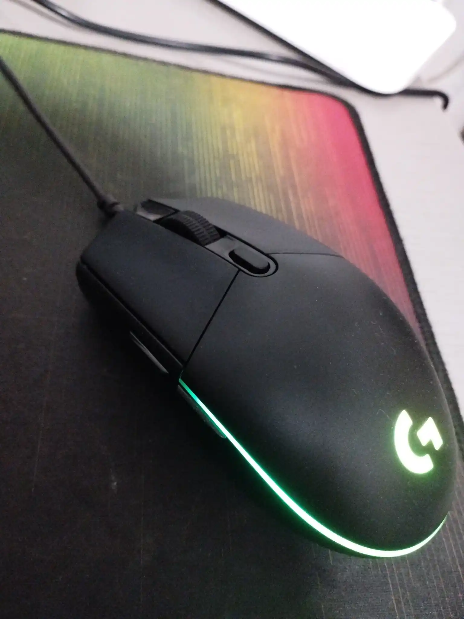 Игровая мышь Logitech G102 Lightsync, оптическая, проводная, USB
