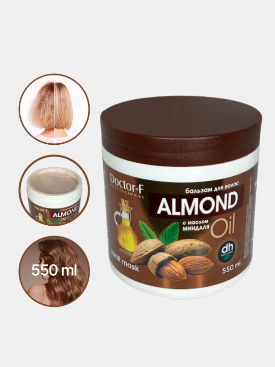 Бальзам для волос Doctor Fresh, для увлажнения, 550 мл