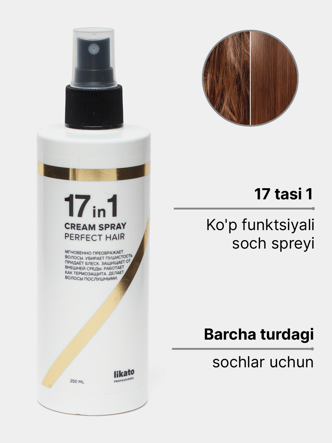 Спрей 17 в 1 Likato Professional, многофункциональный для волос ...