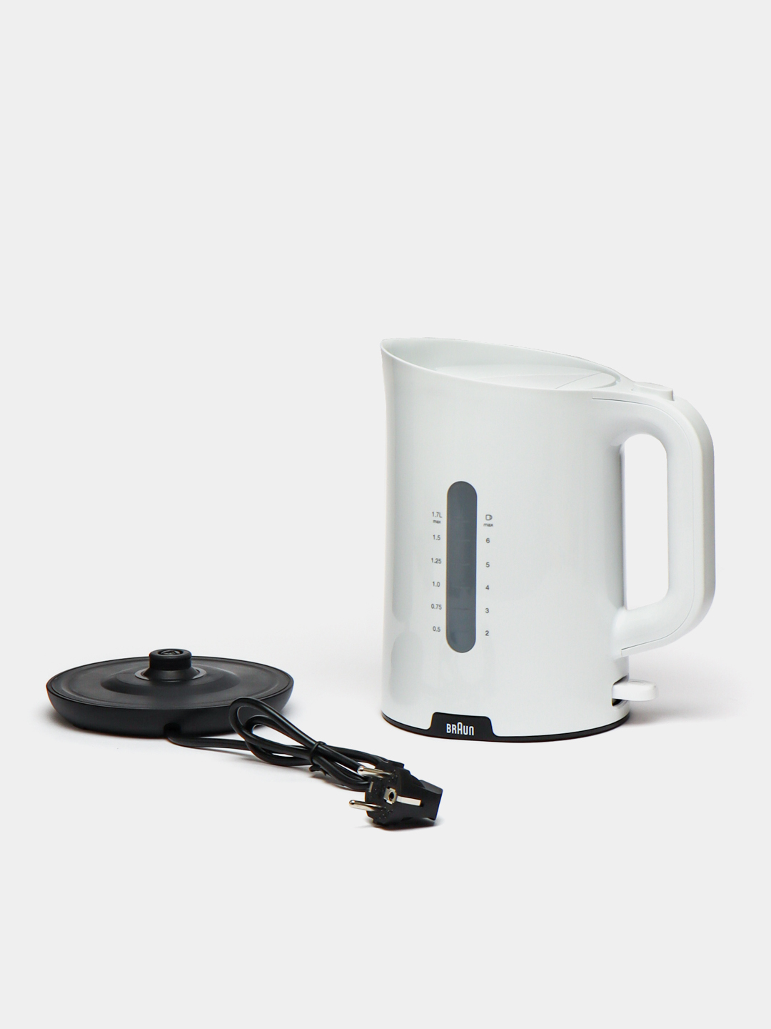 Чайник Braun WK1100WH PurEase, 1.7 л, 2200 Вт, белый, фильтр, автоотключение