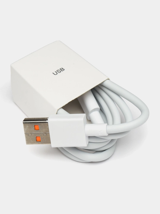 Быстрая зарядка Кабель зарядное устройство USB-C для телефонов Android TUPE-c , 120 Вт