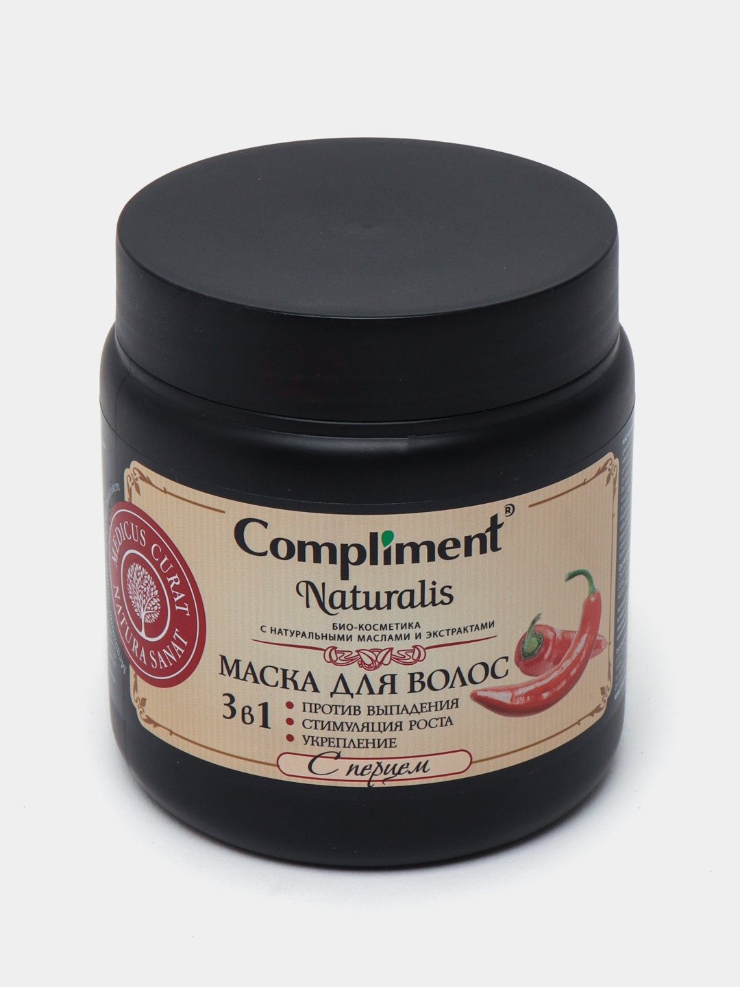 Маска для волос с перцем 3 в 1 Compliment Naturalis, 500 мл купить по ...