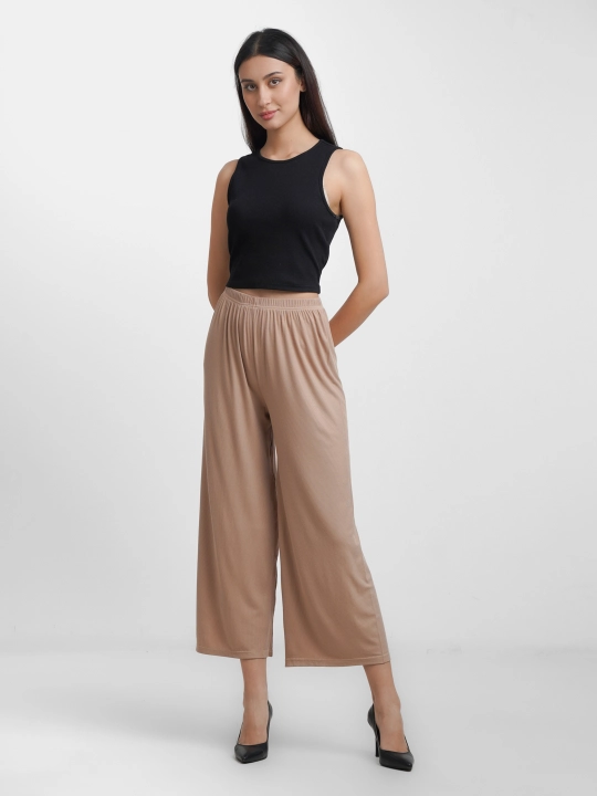 Yupqa materialdan tikilgan yozgi yubka shim, ko'ylagi, keng, cho'ntaksiz, o'lchami, 48-50