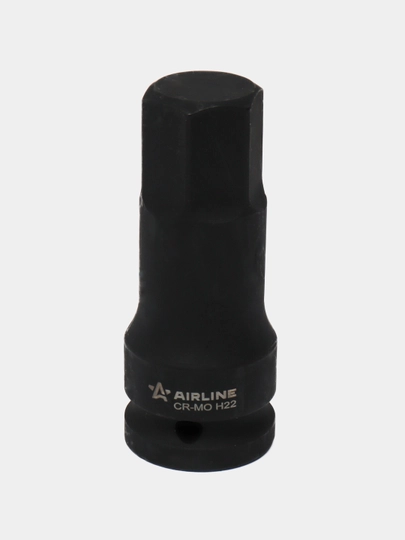 Zarba boshi 1/2" DR tashqi olti burchakli, H22 L=78 mm, ATAS018 - 