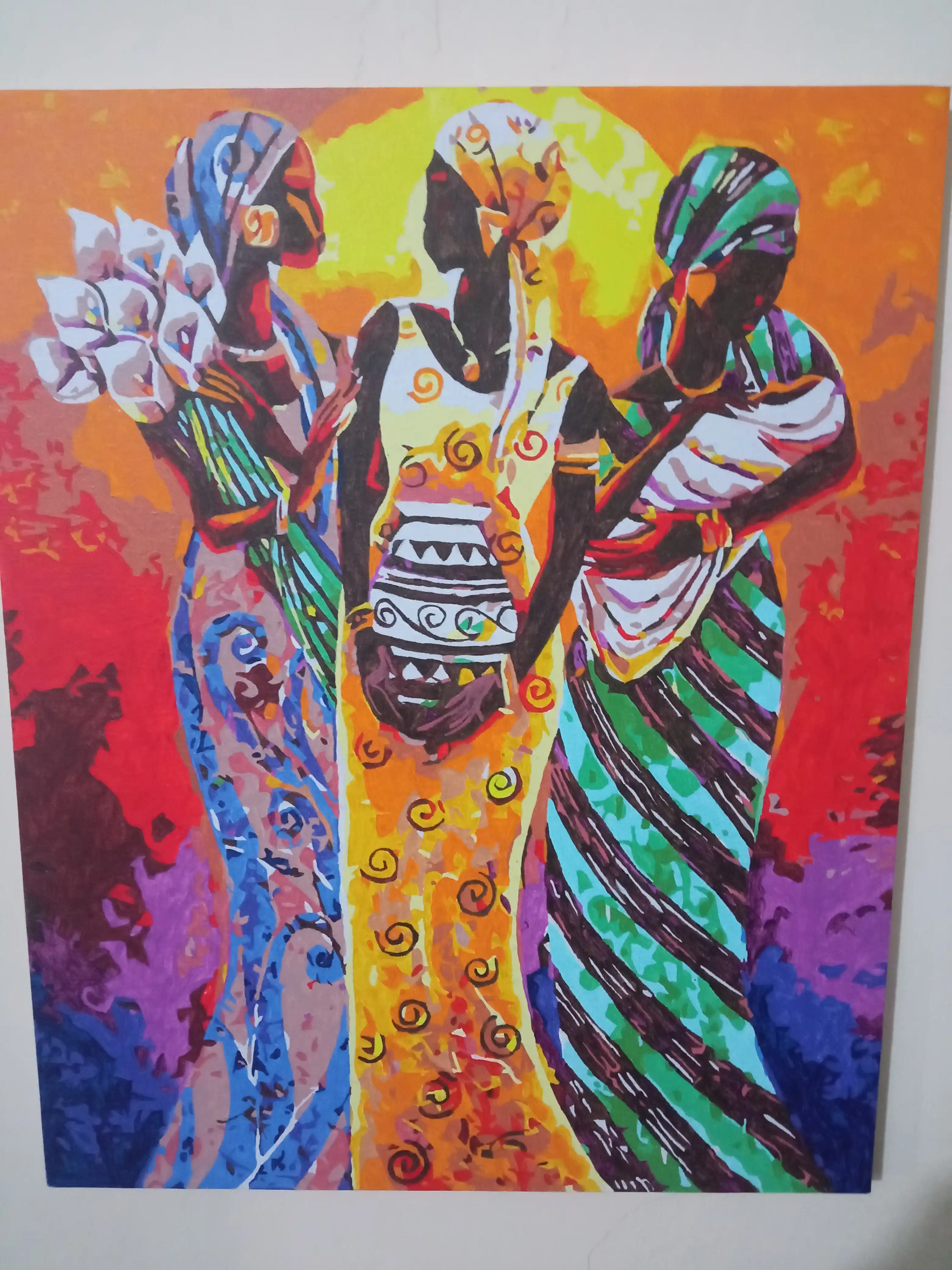 Raqamlar bo'yicha rasm chizish ARTERY, qizlar, 40 * 50 sm