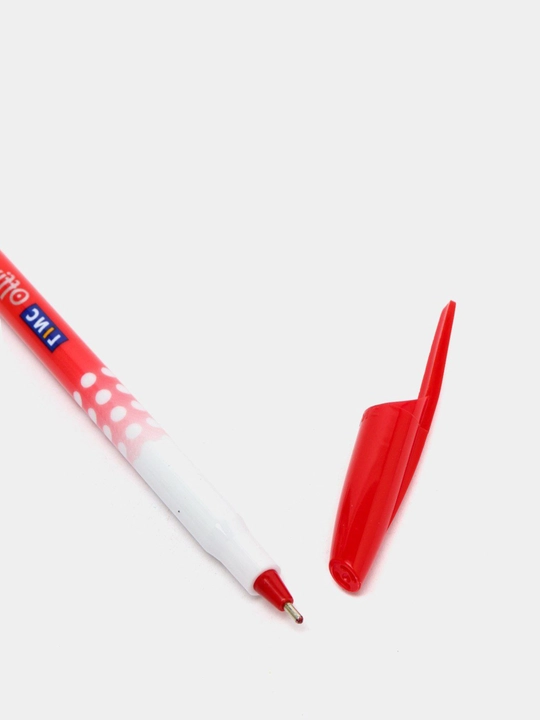 Шариковая ручка Linc "Offix" 1.0 мм, красная, 2 шт