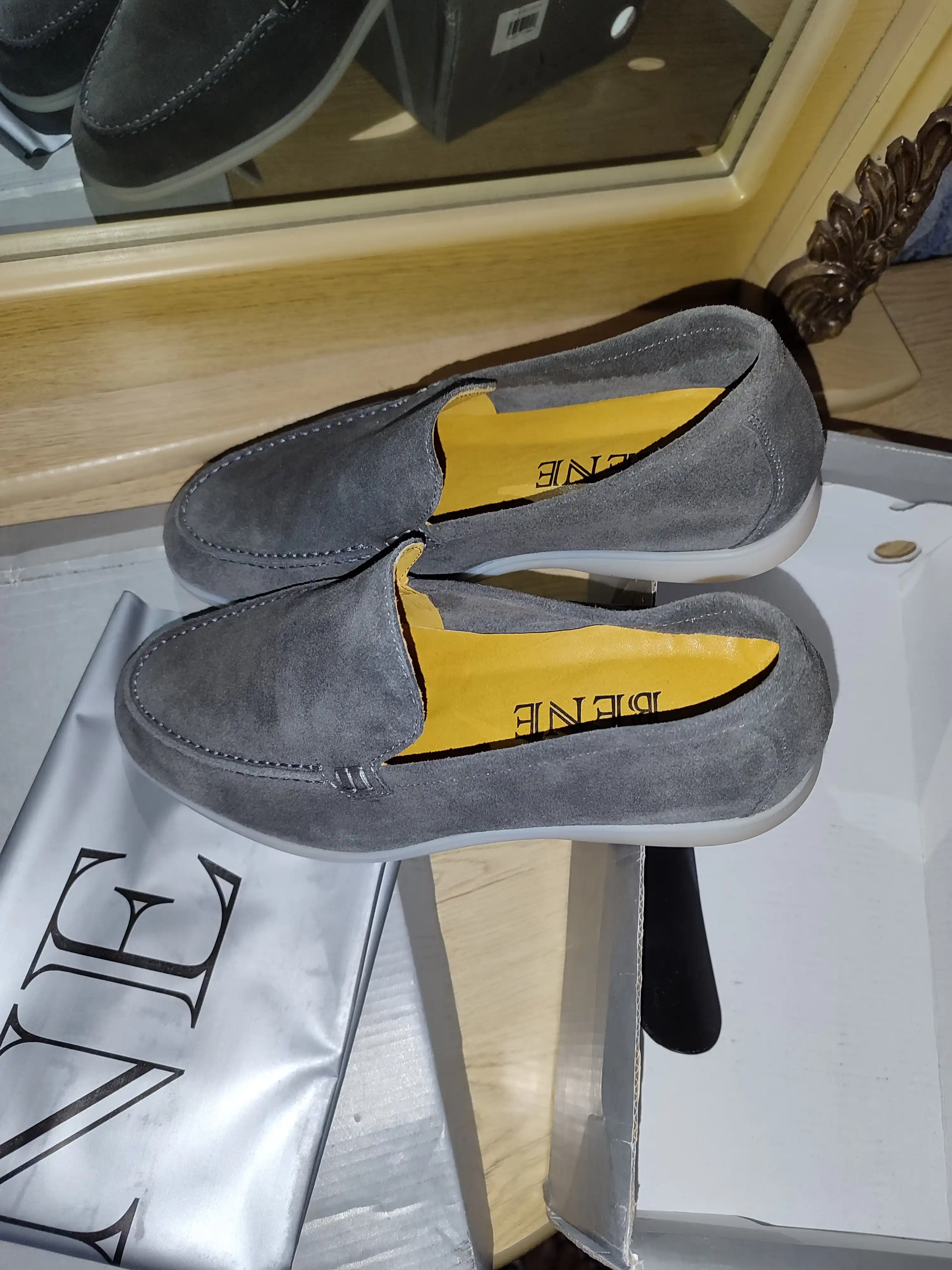 Мужские мокасины, из 100% натурального замша, 39-44