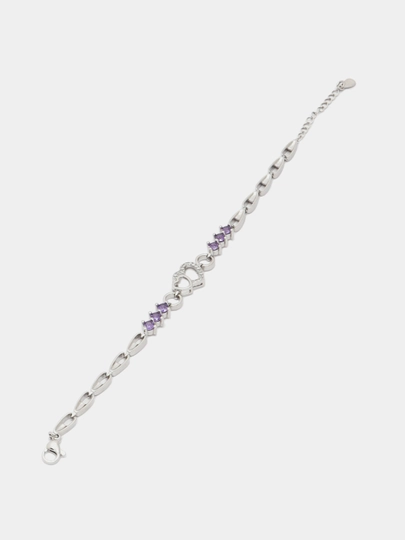 Серебряный браслет женский, 925 проба — KUMUW-BRASQZ-АМЕТИС