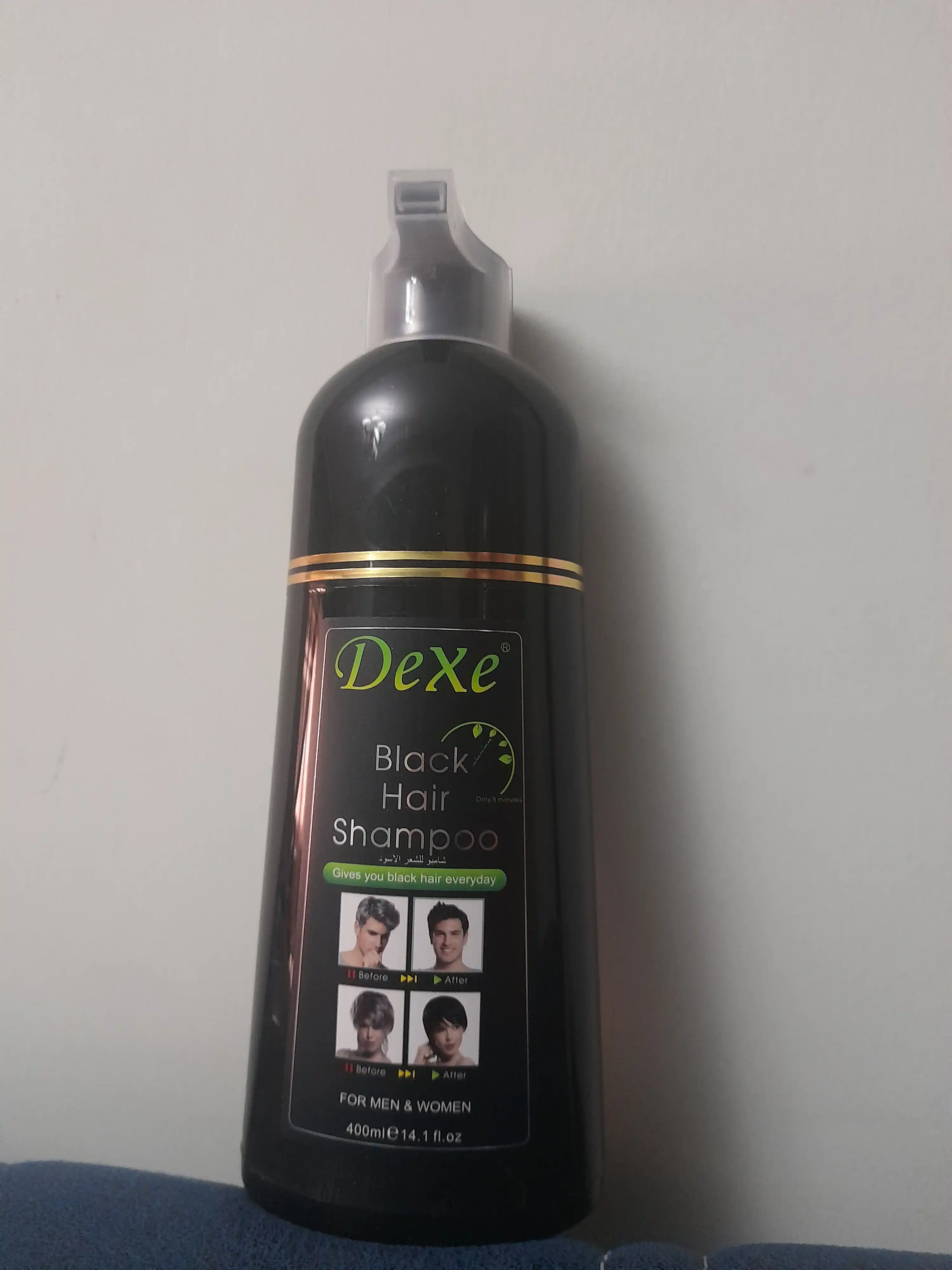 Шампунь и краска для волос Dexe, против седых волос