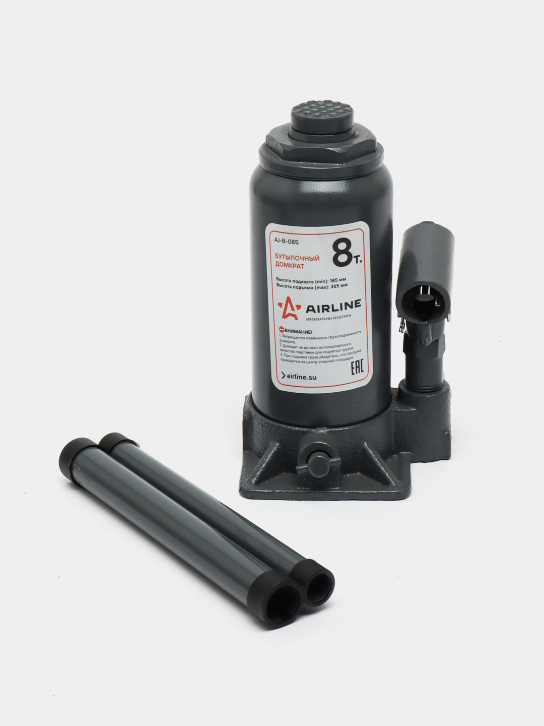 Domkrat 8 t, MIN-185 mm, MAX-365 mm, AJ-B-08S - 