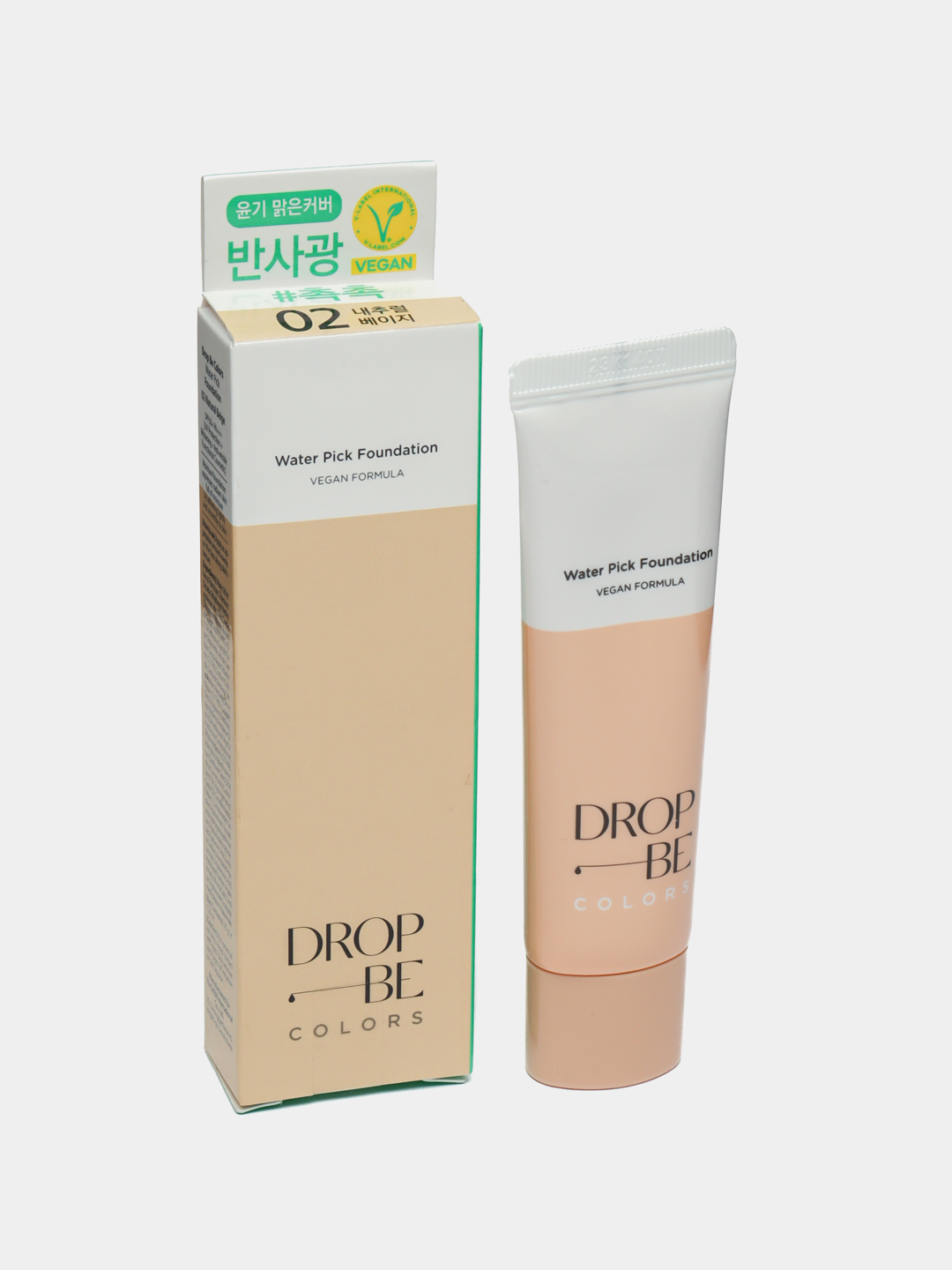 Тональная основа для лица The Saem Drop Be Colors Water Pick Foundation 02 Natural Beige