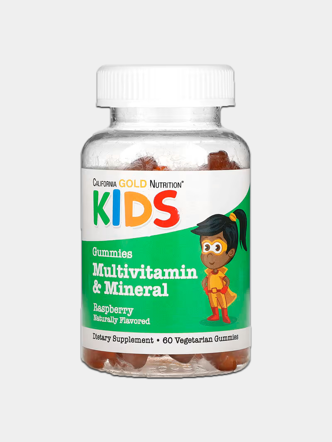 Детский мультивитамин KIDS Multivitamin Mineral без желатина, 60 ...