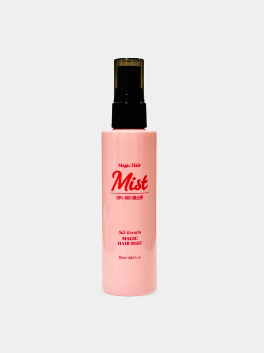 Sochlarni tekislash va silliqlash uchun keratinli Silk-Keratin Magic Hair Mist, 90 мл